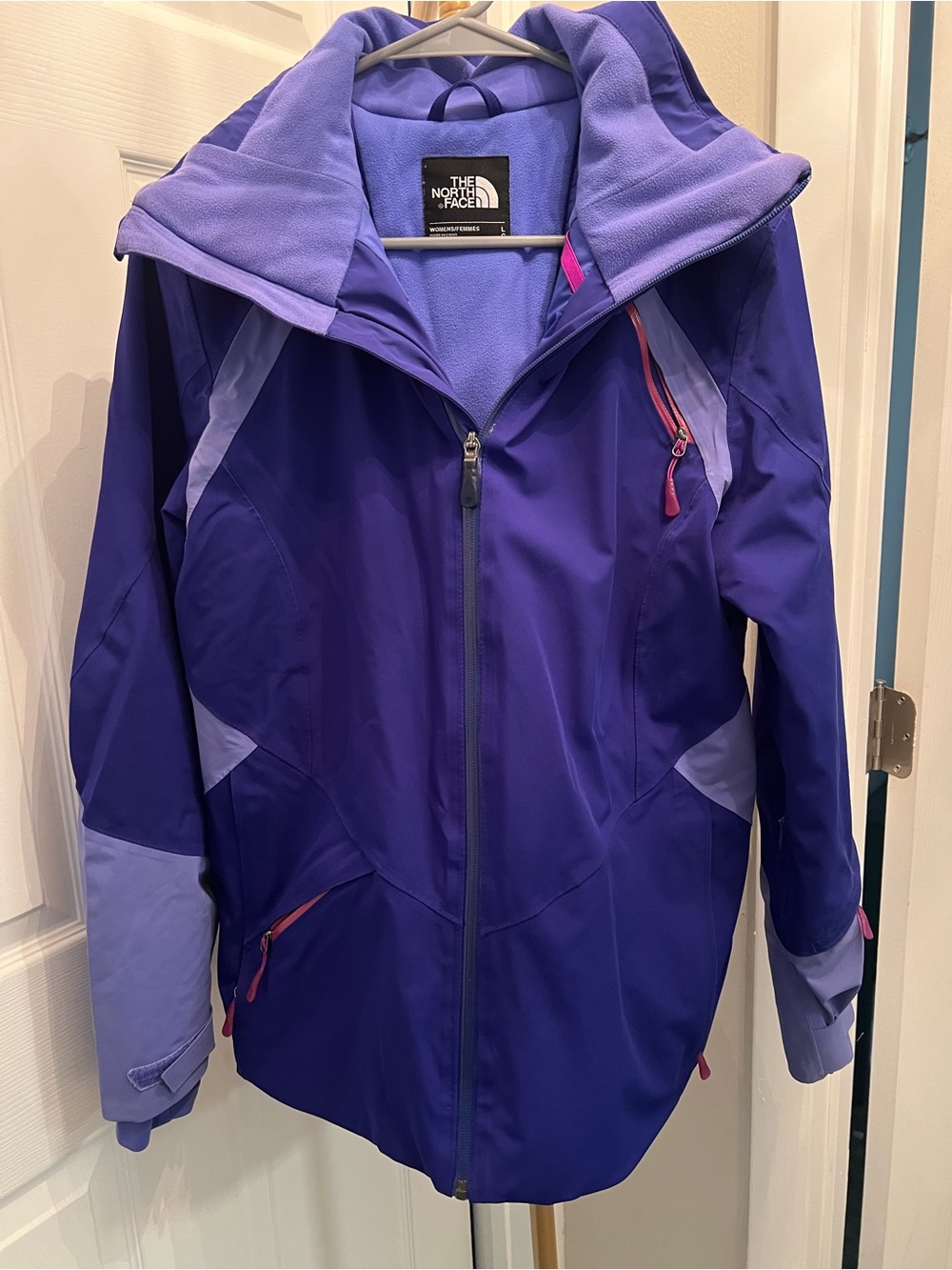 The North Face Women's Two-Tone Purple Ski Jacket